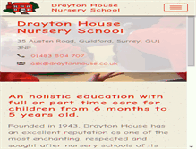 Tablet Screenshot of draytonhouse.co.uk